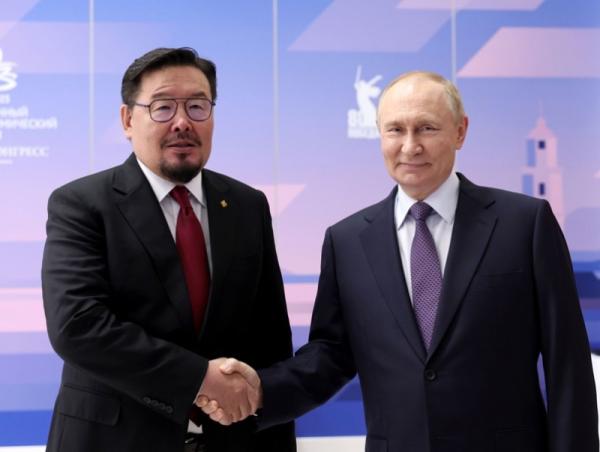 Монгол Улсын Ерөнхий сайд Г.Занданшатар ОХУ-ын Ерөнхийлөгч В.В.Путинд бараалхав