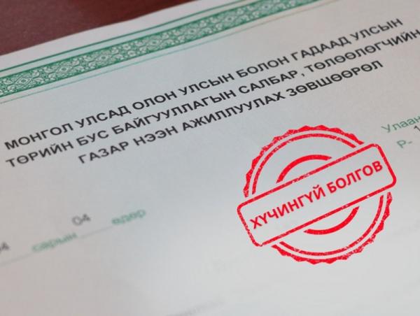 Зургаан байгууллагын үйл ажиллагаа явуулах зөвшөөрлийг хүчингүй болголоо