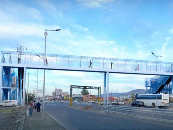 Таван шарын нүхэн гарц дээгүүр баригдах явган хүний гүүрэн байгууламжийг хоёрдугаар улиралд ашиглалтад оруулна