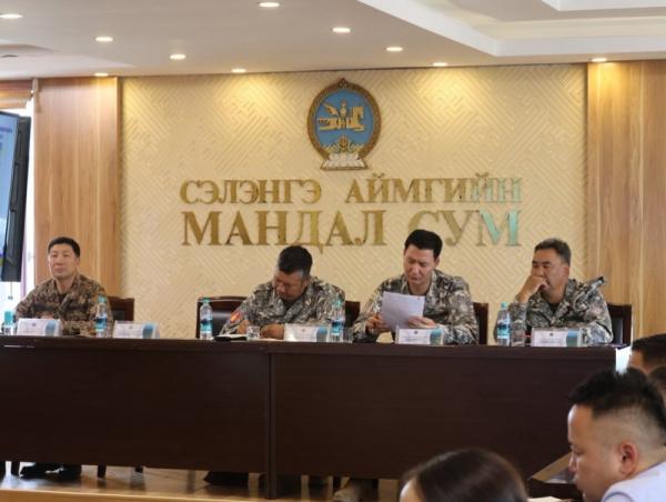 Сэлэнгэ аймгийн Мандал суманд ажиллаж, холбогдох арга хэмжээг хэрэгжүүлж байна