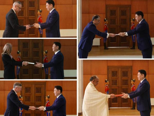 Хавсран суух Элчин сайд нар Итгэмжлэх жуух бичгээ өргөн барилаа