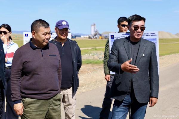 Угтаалцайдам, Цээл, Заамар, Баянхангай сумыг холбох 122.4 км авто замын бүтээн байгуулалт 80 хувийн гүйцэтгэлд хүрчээ